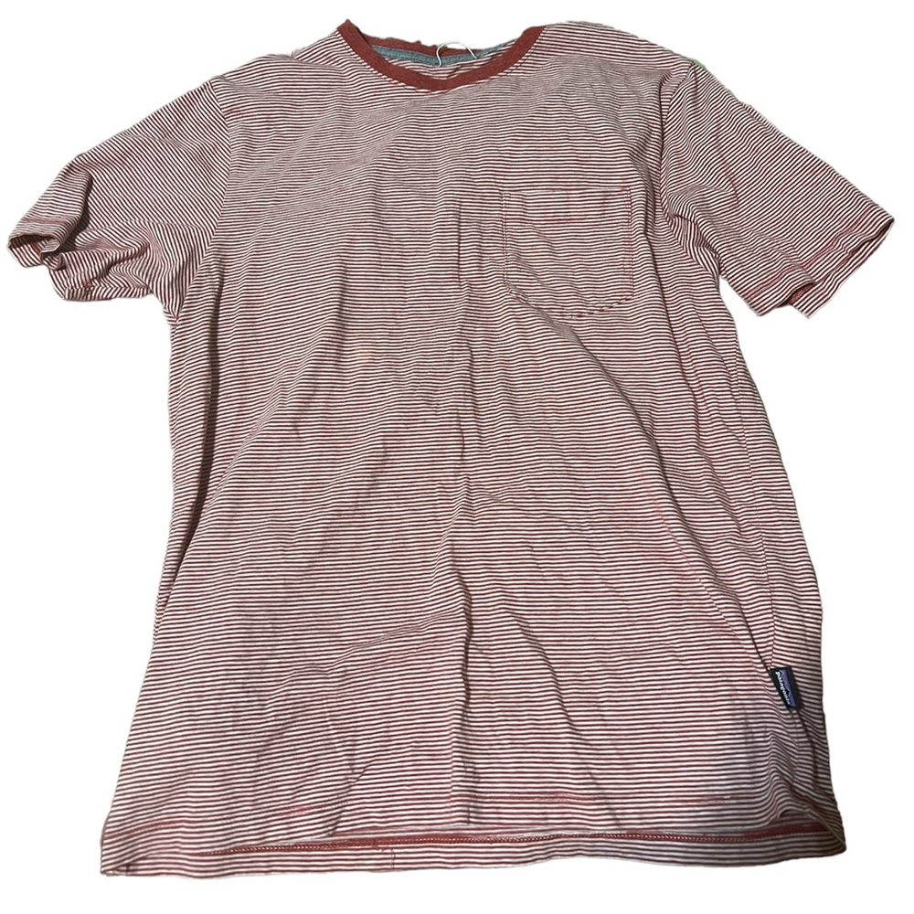 Red stripe Patagonia shirt size small